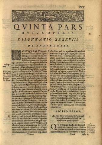 Qvinta pars. Dispvtatio XXXXVIII