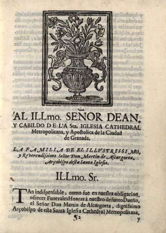 Al Illmo señor dean...