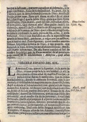 Tercero estado del sol