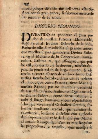 Discurso segundo