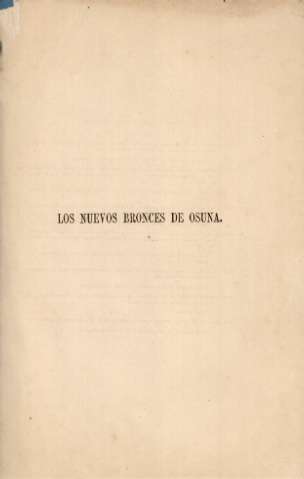 Los nuevos bronces de Osuna