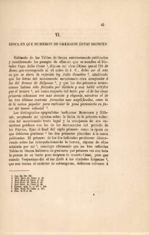 VI. Epoca en que hubieron de grabarse estos Bronces