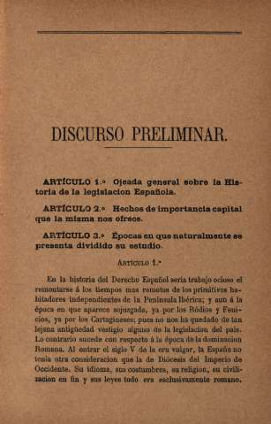 Discurso preliminar