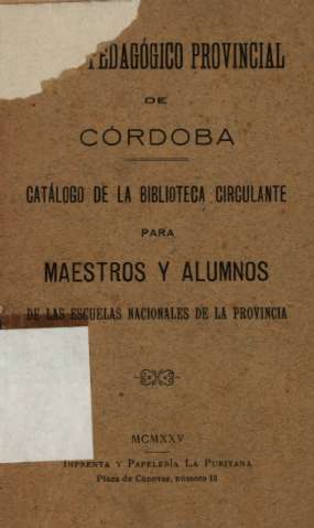 Catálogo de la biblioteca circulante...
