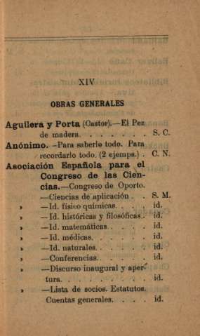Obras generales