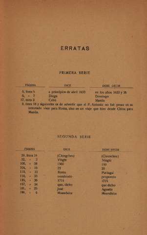 Erratas