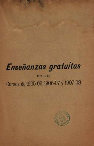 Enseñanzas gratuitas...
