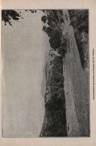 Emplazamiento de la presa del Pantano del rio Velillos. [Fot.]