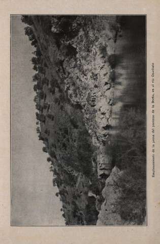 Emplazamiento del pantano de la Breña...[Fot.]