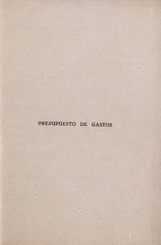 Presupuesto de gastos
