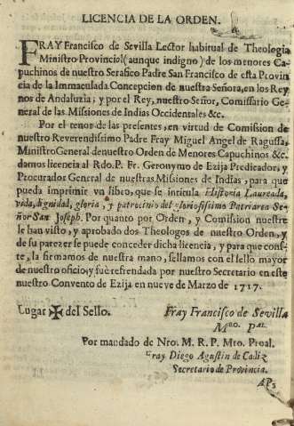 Licencia de la orden