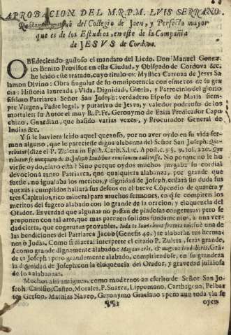 Aprobacion del M.R.P.M. Lvuis Serrano ...