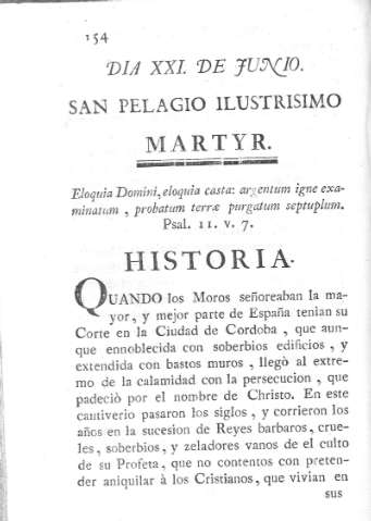 San Pelagio Ilustrisimo Martyr