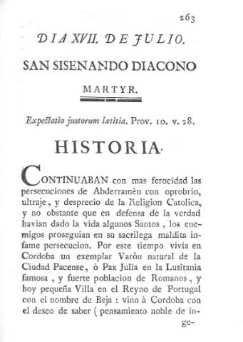 San Sisenando Diacono