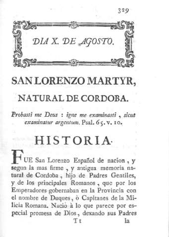 San Lorenzo Martyr