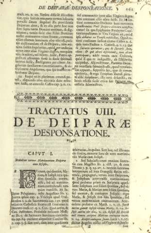 Tractatus VIII. De deiparae desponsatione