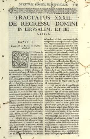 Tractatvs XXXII. De regressu domini in Iervsalem, et ibi gestis
