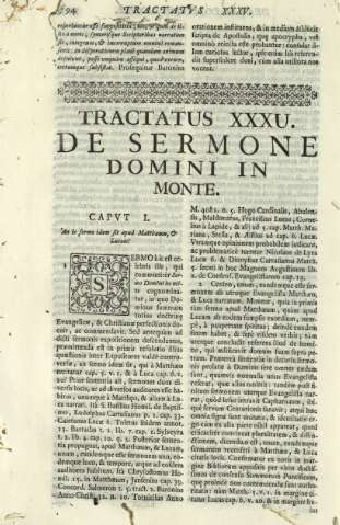 Tractatus XXXV. De sermone domini in monte