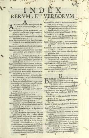 Index rerv, et verborvm