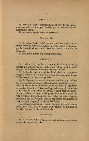 Artículo 9º