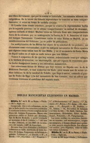 Biblias manuscritas existentes en Madrid