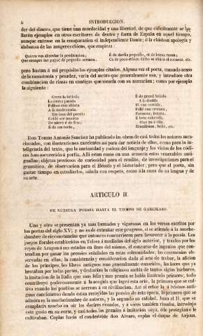 Articulo II. De nuestra poesia hasta el tiempo de Garcilaso