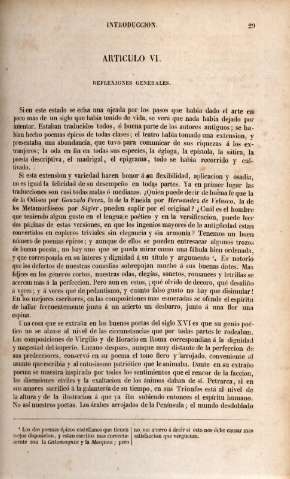 Articulo VI. Reflexiones generales