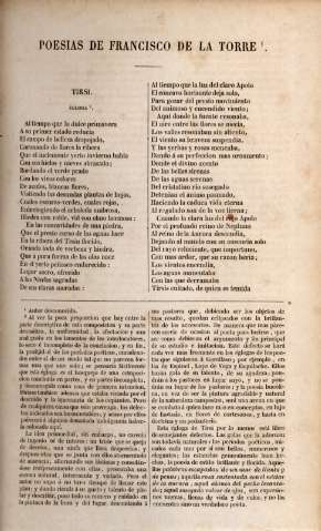 Poesias de Francisco de la Torre