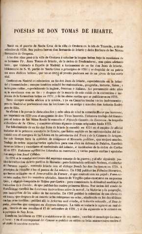 Poesias de Don Tomas de Iriarte