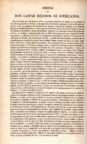 Poesias de Don Gaspar Melchor de Jovellanos