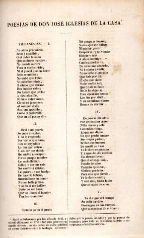 Poesias de Don José Iglesias de la Casa