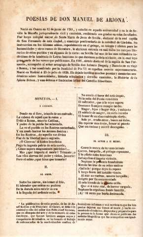 Poesias de Don Manuel de Arjona