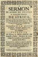 Sermon de accion de gracias a nvestra señora de Africa