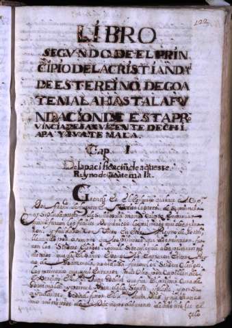 Libro segundo. De el principio de la cristiandad de este reino...