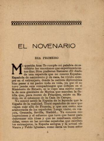 El novenario