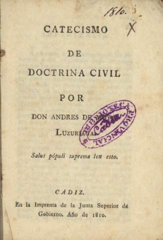 Catecismo de doctrina civil...