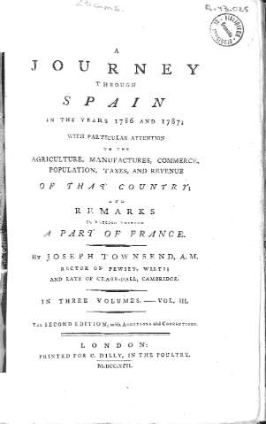 A journey through Spain in the years 1786 and 1787,... Vol. III
