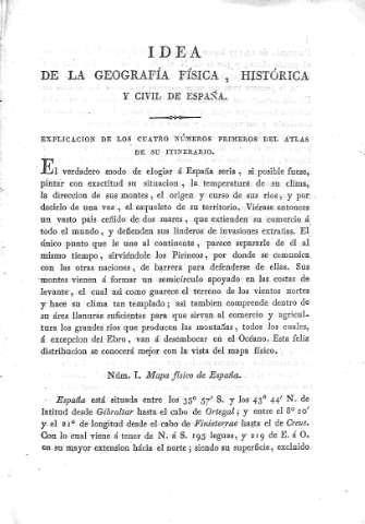 [Idea de la Geografía física, histórica y civil de España] 3