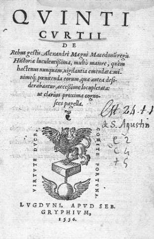 Quinti Curtii de Rebus gestis Alexandri Magni Macedonum... 