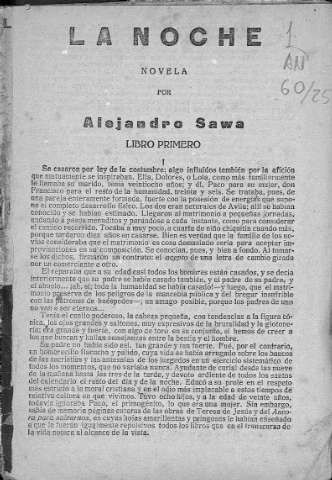 La Noche y Libro Primero