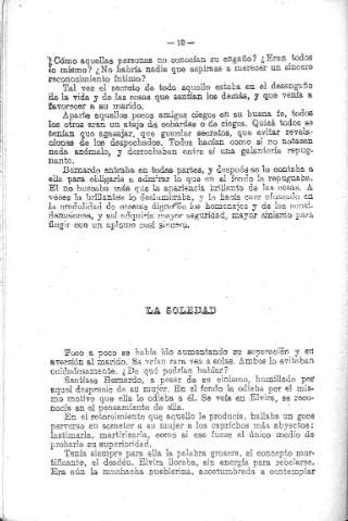 La soledad