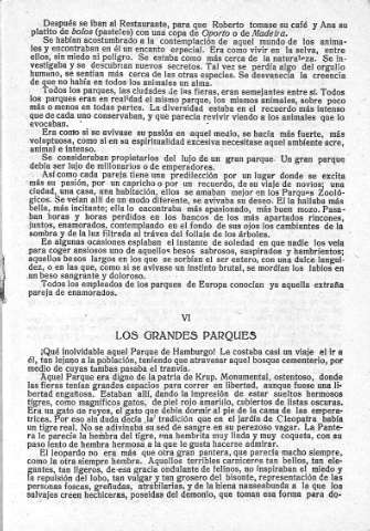 VI. Los grandes parques