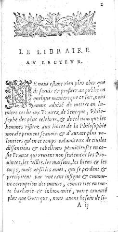 [Le libraire au lecteur] 2