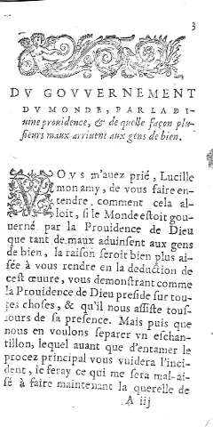 [De la Providence Divine] 3