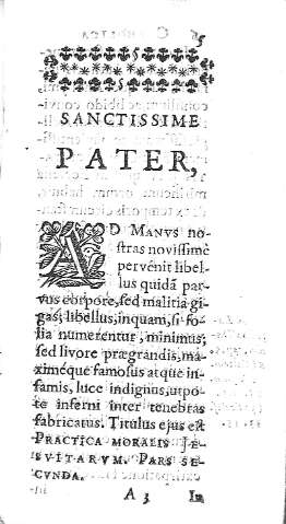 [Sanctissime Pater] 5