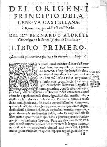 [Libro Primero] A