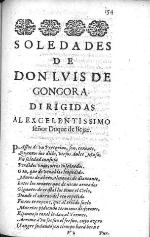 [Soledades de Don Luis de Gongora] 154