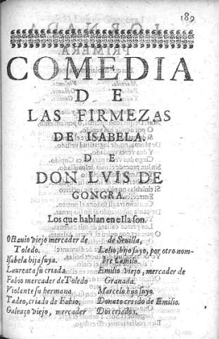 [Comedia de las Firmezas de Isabela] 189