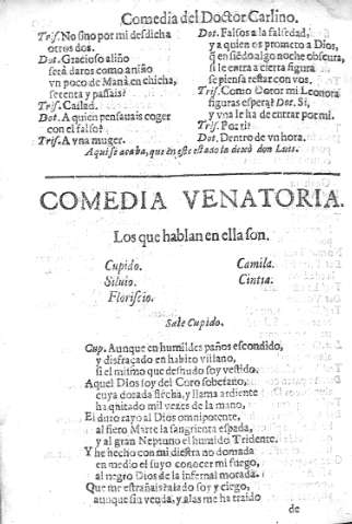 Comedia Venatoria