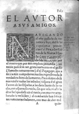 [El Autor a sus amigos] 1